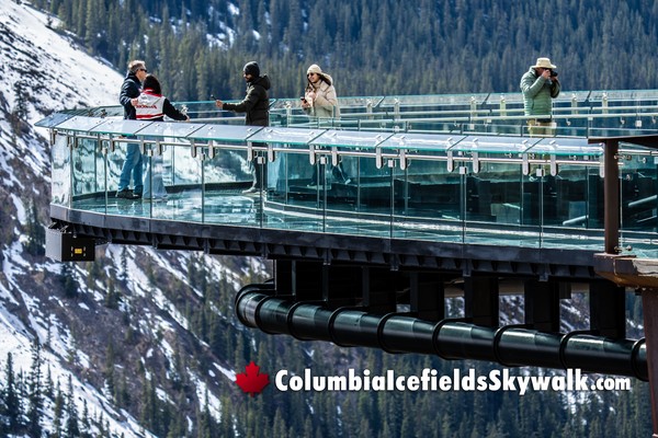 Columbia Icefields Glacier Skywalk During May